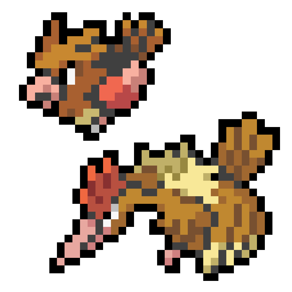 Pidgey - Pidgeot (016-018) Spearow - Fearow (021-022) Perler Art