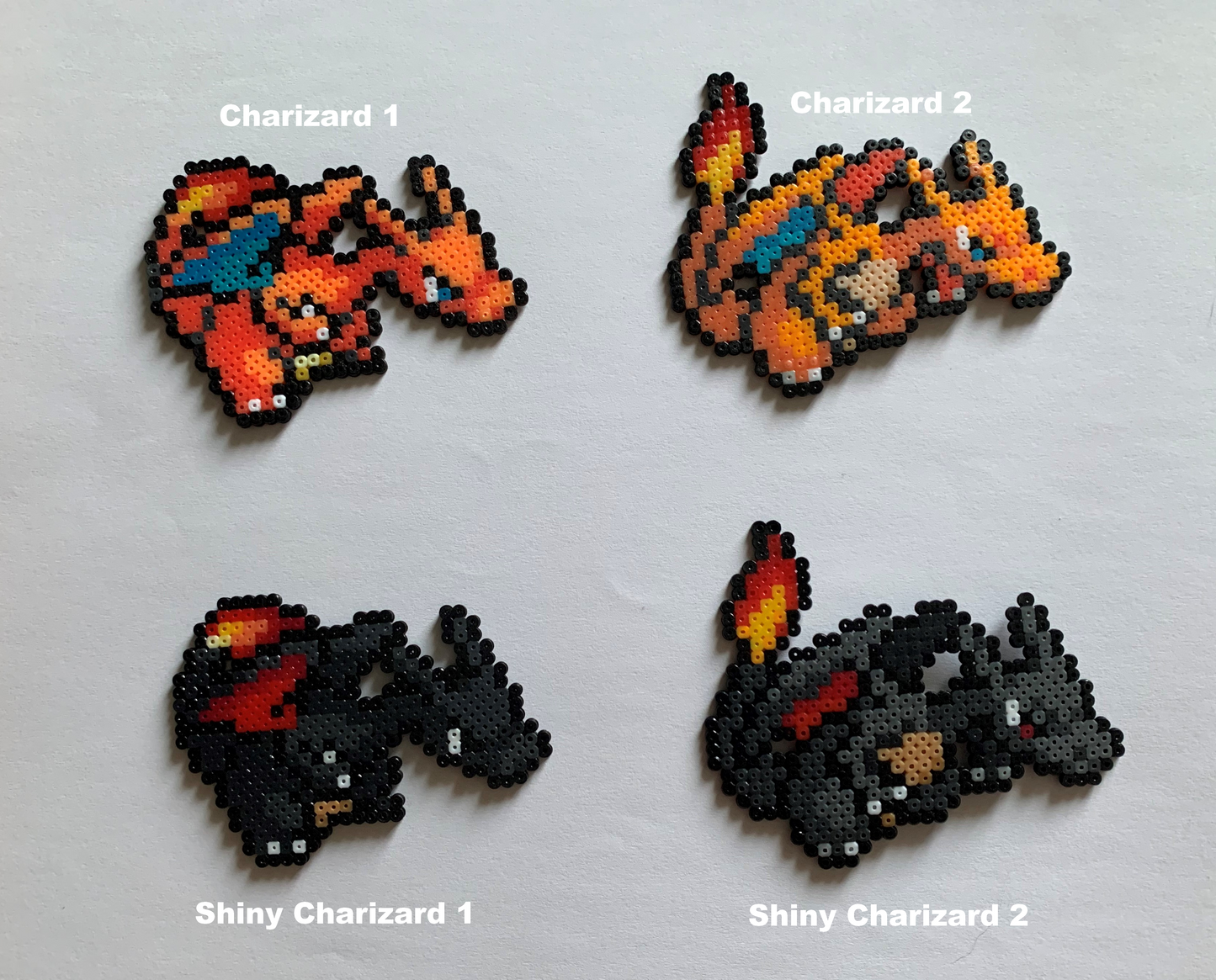 Charmander - Charizard (004-006) Perler Art