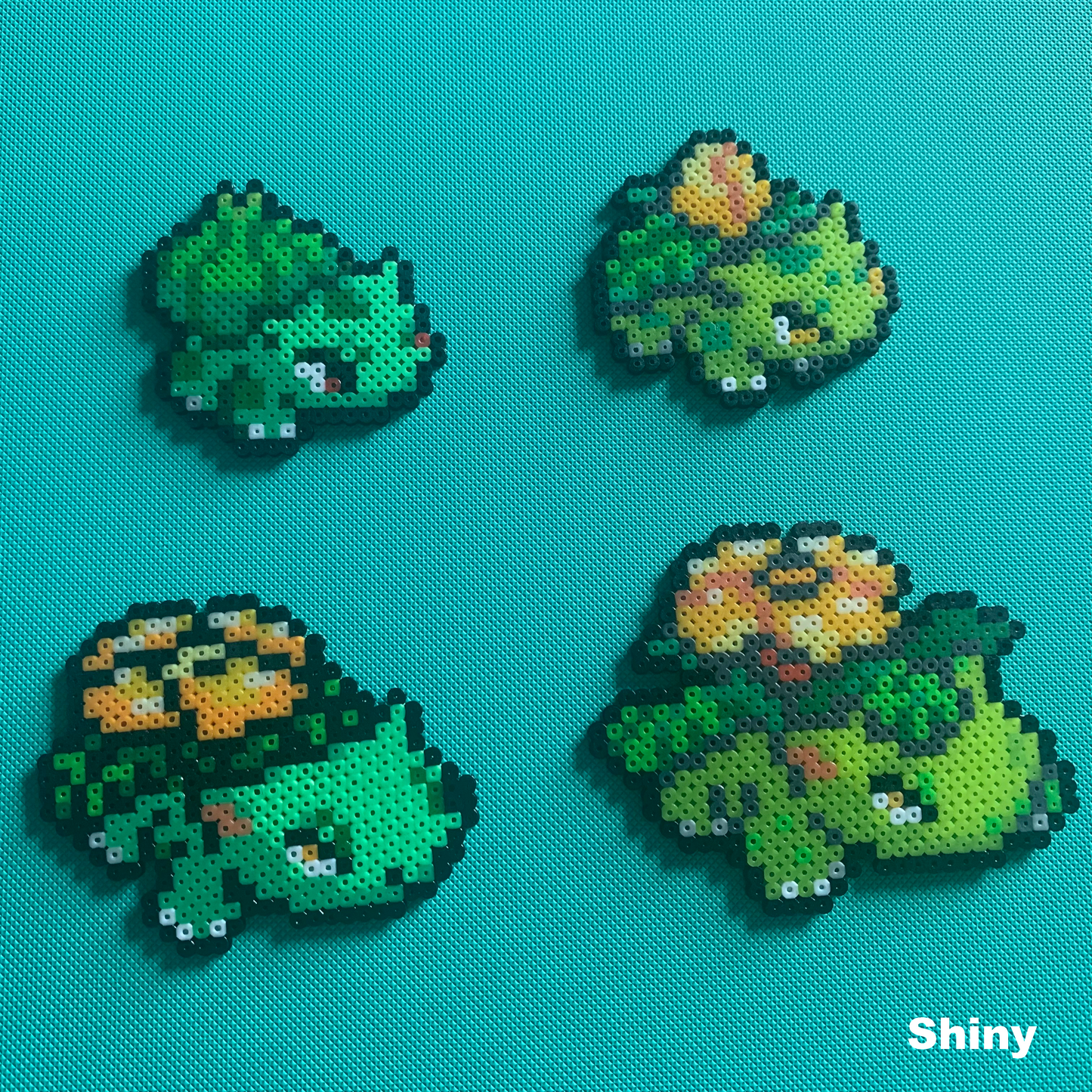 Bulbasaur - Venusaur (001-003) Perler Art