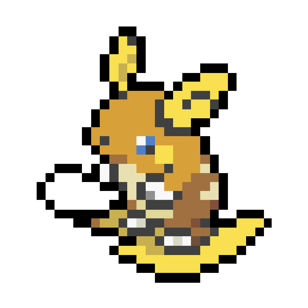 Pikachu Evolution Line - Perler Art