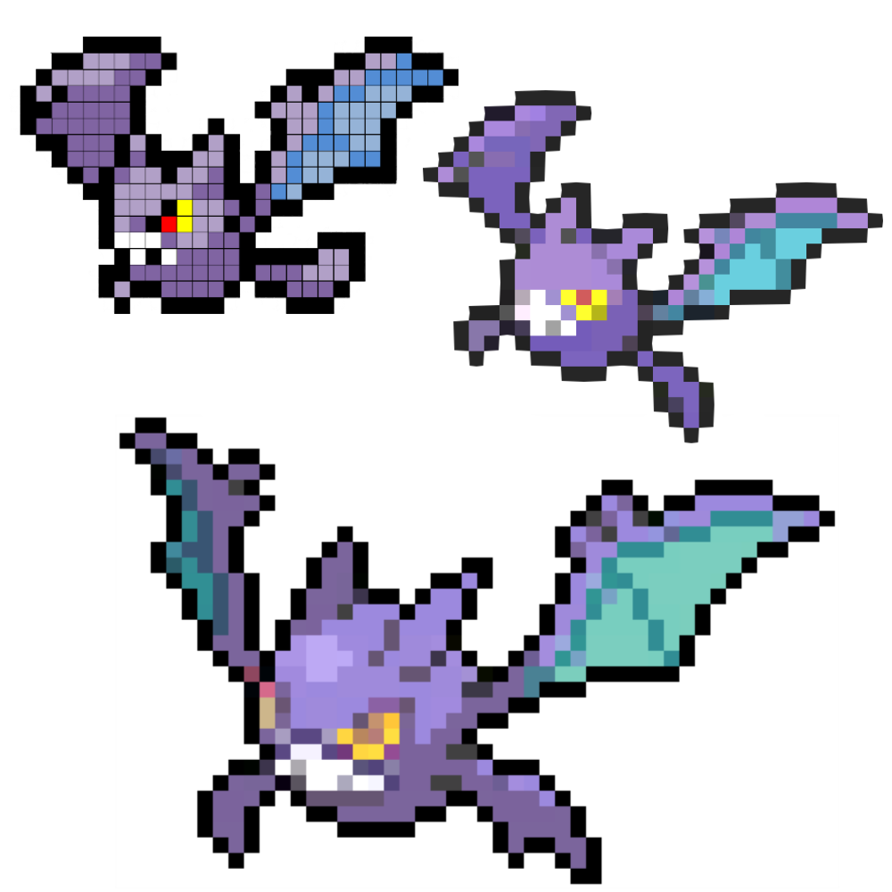 Zubat, Golbat, Crobat (041, 042, 169)