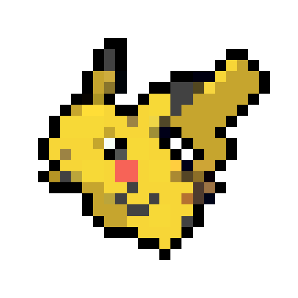 Pikachu Evolution Line - Perler Art