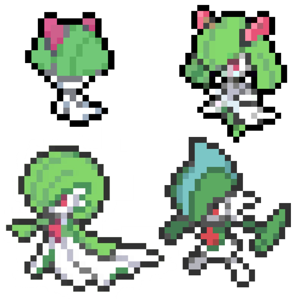 Ralts - Gardevoir/Gallade (280, 281, 282, 475)