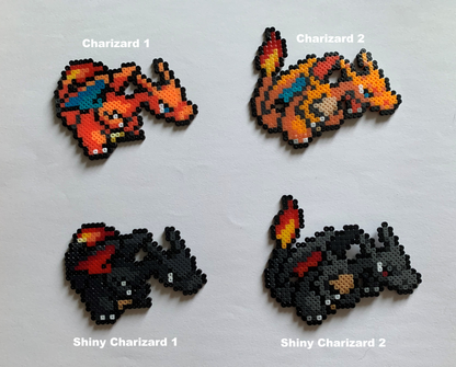 Charmander - Charizard (004-006) Perler Art