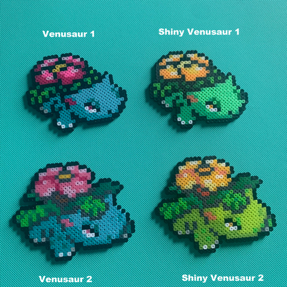 Bulbasaur - Venusaur (001-003) Perler Art