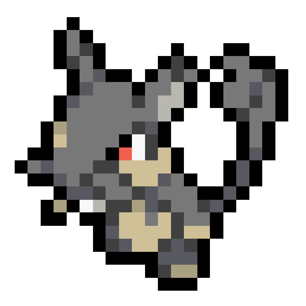 Rattata - Raticate (019-020) Perler Art