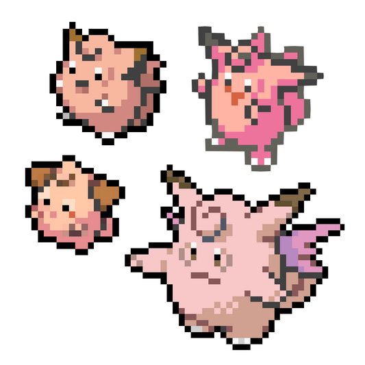 Clefairy Evolution Line (035, 036, 173)