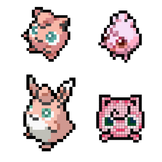 Jigglypuff Evolution Line (039, 040, 174)