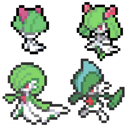 Ralts - Gardevoir/Gallade (280, 281, 282, 475)