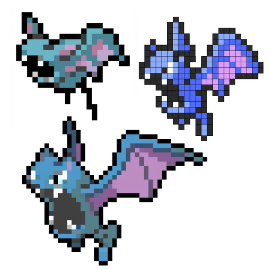 Zubat, Golbat, Crobat (041, 042, 169)